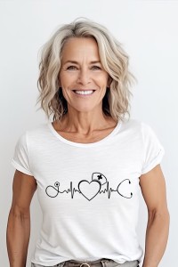 Koszulka pielęgniarka EKG