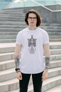 Koszulka szkielet dla medyka