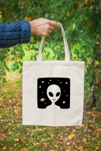 Torba UFO z kosmitą