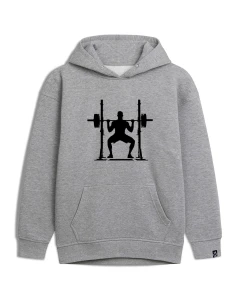 Bluza na siłownię siłacz ze sztangą