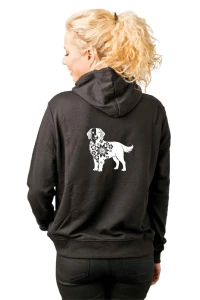 Bluza golden w kwiatach golden retriever