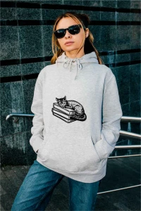 Bluza kot bibliotekarki dla kociej mamy