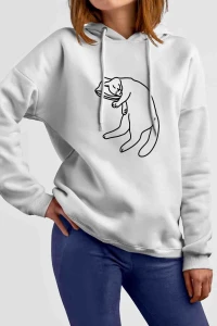 Bluza śpiący kotek dla kociarza
